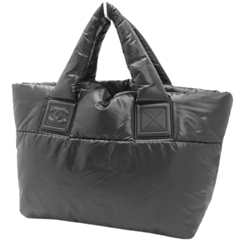 Chanel Tote PM Black Cocoon Reversible Coco Nylon Bag